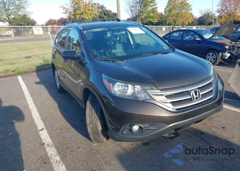 2014 Honda Cr-V Ex-L z USA, uszkodzony, nr VIN 2HKRM4H75EH708839